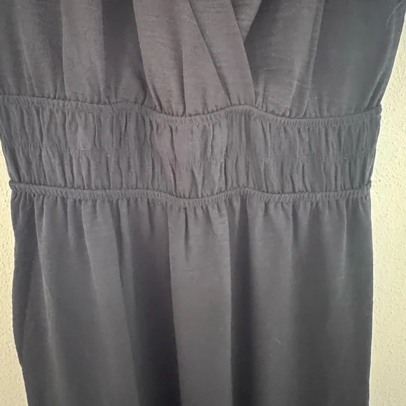 NWT Monteau Size S Tiered Black Maxi Dress - Picture 7 of 11